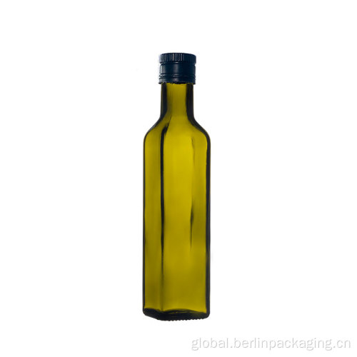 Marasca Oil Glass Bottle French Square Marasca Oil Glass Bottle Factory